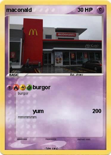 Pokemon maconald