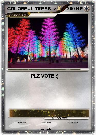 Pokemon COLORFUL TREES