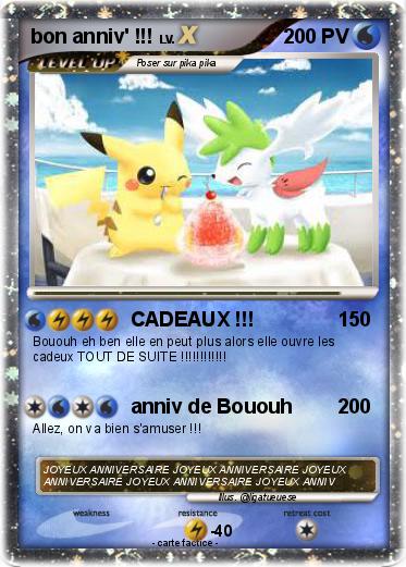 Pokemon bon anniv' !!!