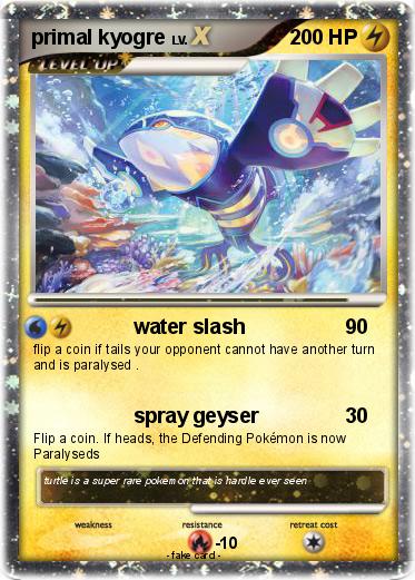 Pokemon primal kyogre