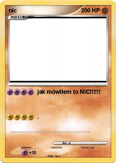 Pokemon nic