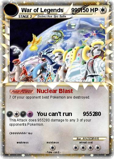Pokemon War of Legends     999