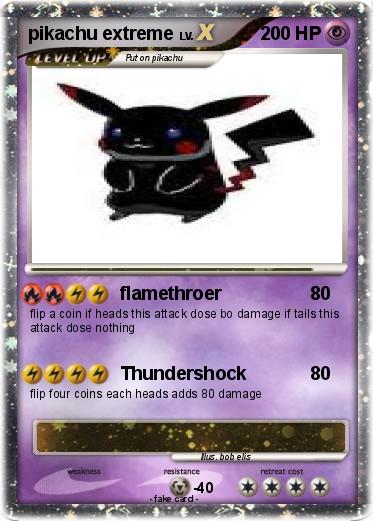 Pokemon pikachu extreme