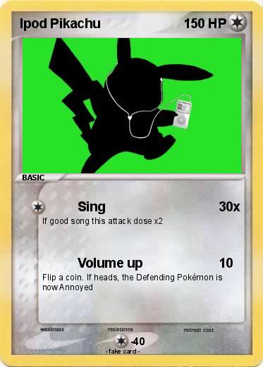 Pokemon Ipod Pikachu