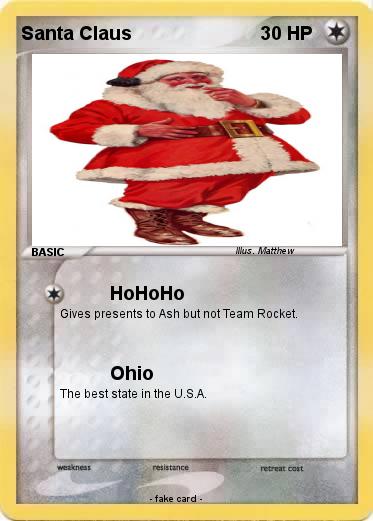Pokemon Santa Claus