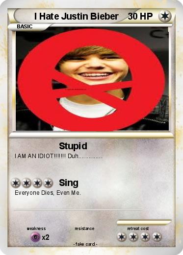 Pokemon I Hate Justin Bieber