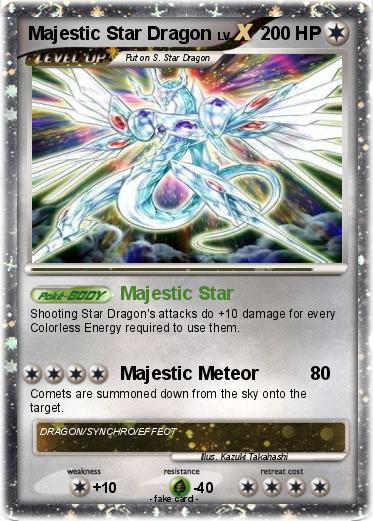 Pokemon Majestic Star Dragon