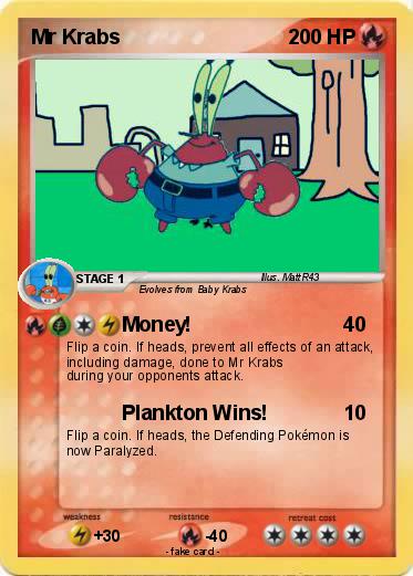 Pokemon Mr Krabs