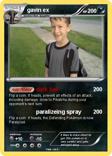 Pokemon gavin ex