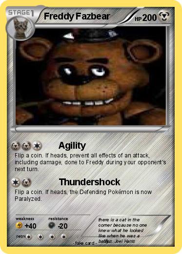 Pokemon Freddy Fazbear