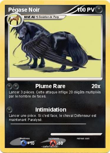Pokemon Pégase Noir