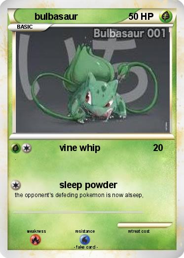Pokemon bulbasaur