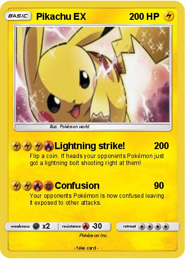 Pokemon Pikachu EX