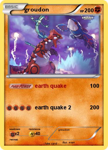 Pokemon groudon