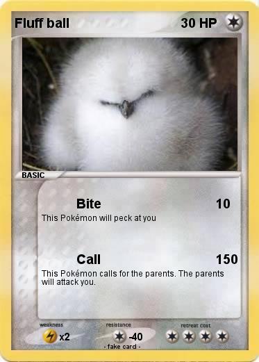 Pokemon Fluff ball