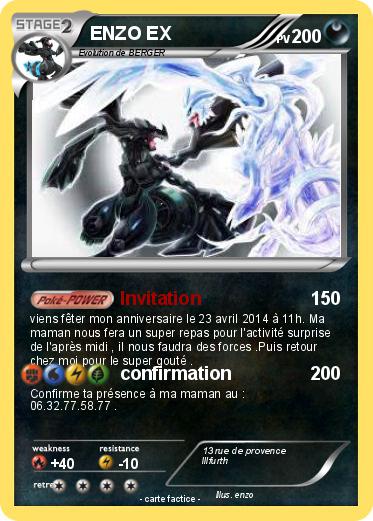 Pokemon ENZO EX