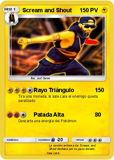 Pokemon Scream and Shout