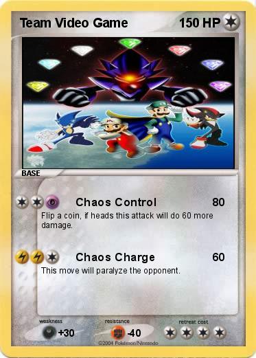 Pokemon Team Video Game