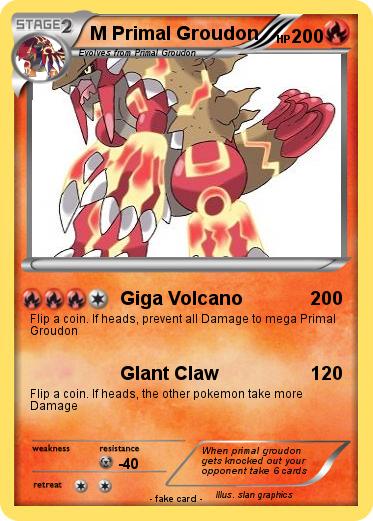 Pokemon M Primal Groudon