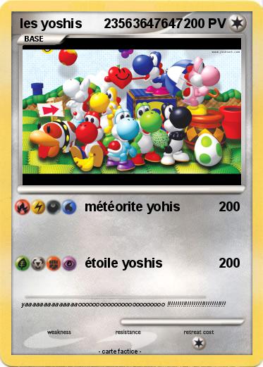 Pokemon les yoshis      23563647647