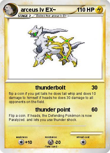 Pokemon arceus lv EX~