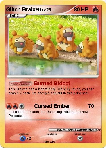 Pokemon Glitch Braixen