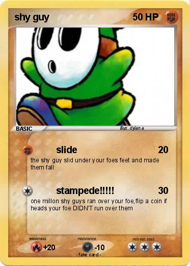 Pokemon shy guy