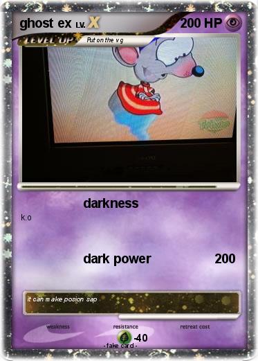 Pokemon ghost ex
