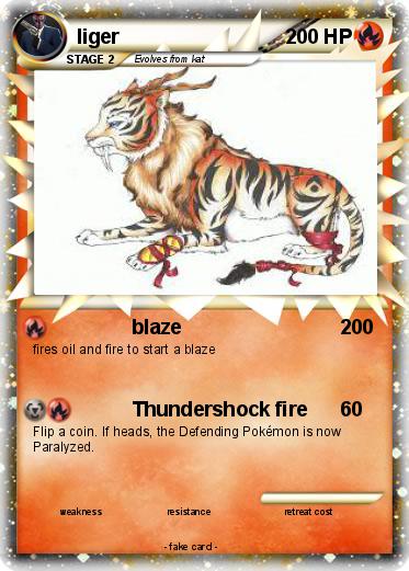 Pokémon liger 48 48 - blaze - My Pokemon Card