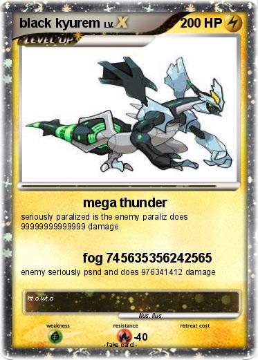 Pokemon black kyurem