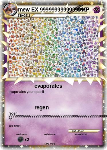 Pokemon mew EX 9999999999999999