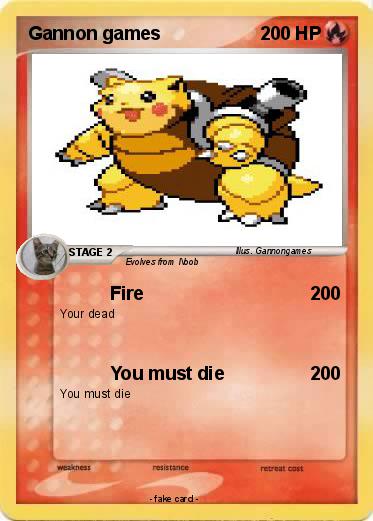 Pokemon Gannon games