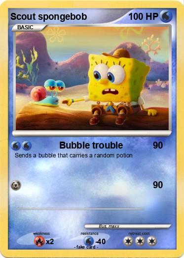 Pokemon Scout spongebob