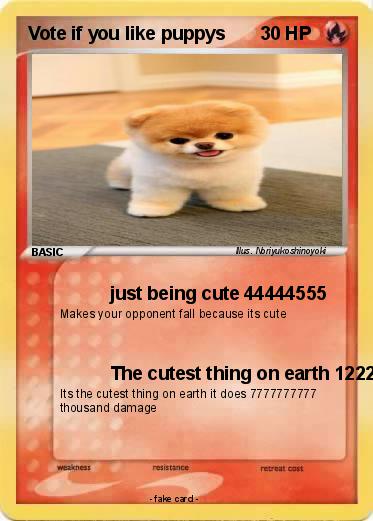 Pokemon Vote if you like puppys