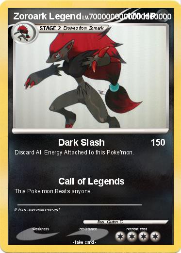 Pokemon Zoroark Legend