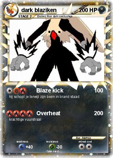 Pokemon dark blaziken