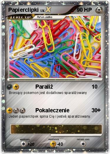 Pokemon Papierclipki