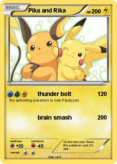 Pokemon Pika and Rika
