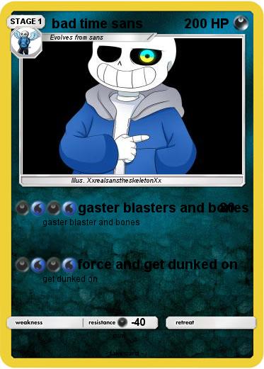 Pokemon bad time sans