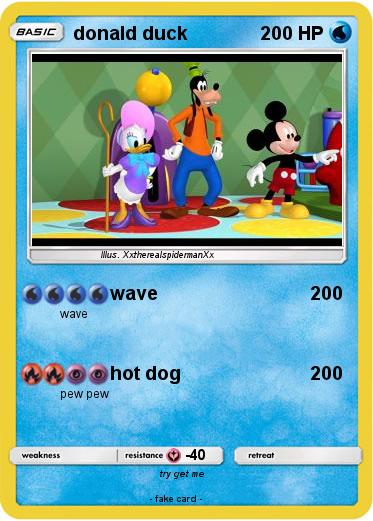 Pokemon donald duck
