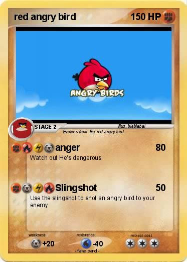 Pokemon red angry bird