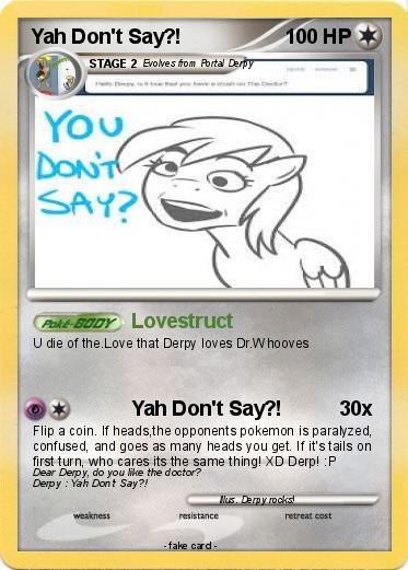 Pokemon Yah Don't Say?!