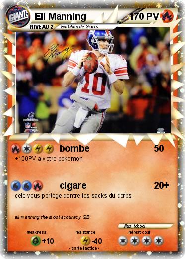 Pokemon Eli Manning