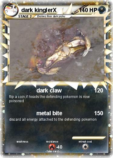 Pokemon dark kinglerX