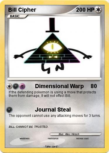 Pokemon Bill Cipher