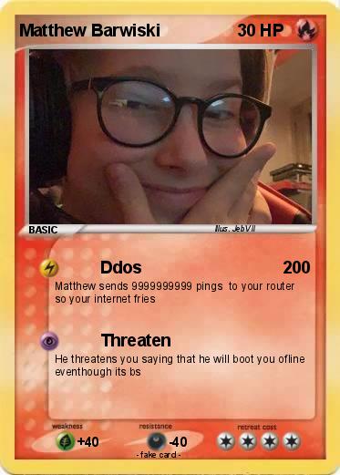 Pokemon Matthew Barwiski