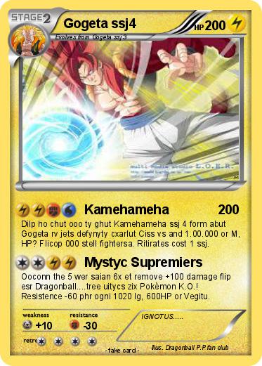 Pokemon Gogeta ssj4