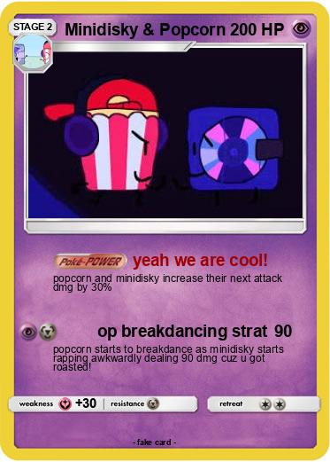 Pokemon Minidisky & Popcorn