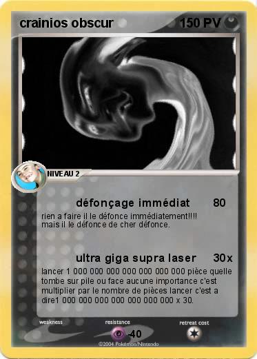 Pokemon crainios obscur