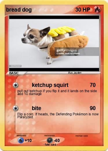 Pokemon bread dog